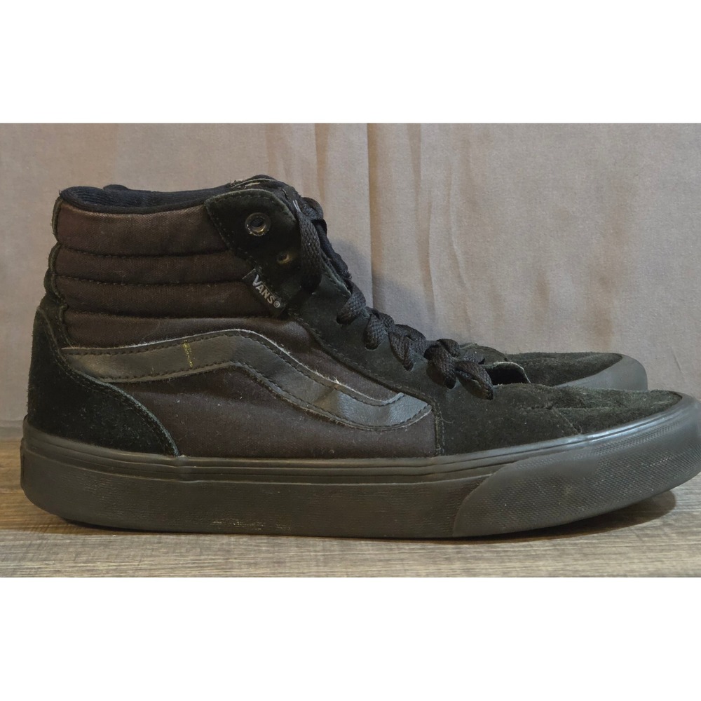 Vans Sk8 Hi Top Sneakers Men's Size 8.5 Black